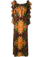Jean Paul Gaultier Vintage Ruffles Florar Dress - Multicolour
