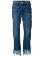 3x1 Tassel Fringed Jeans - Blue