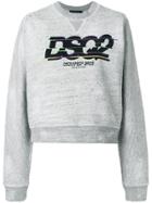 Dsquared2 Spliced Logo Print Sweatshirt - Grey