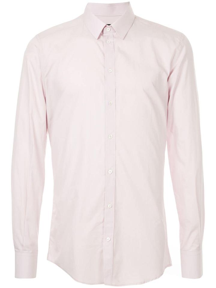 Dolce & Gabbana Pointed Collar Shirt - Pink