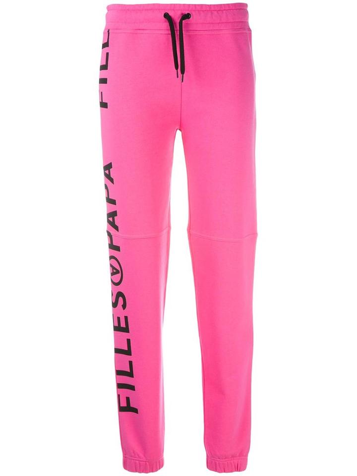 Filles A Papa Kenny Cotton Track Pants, Women's, Size: 0, Pink/purple, Cotton