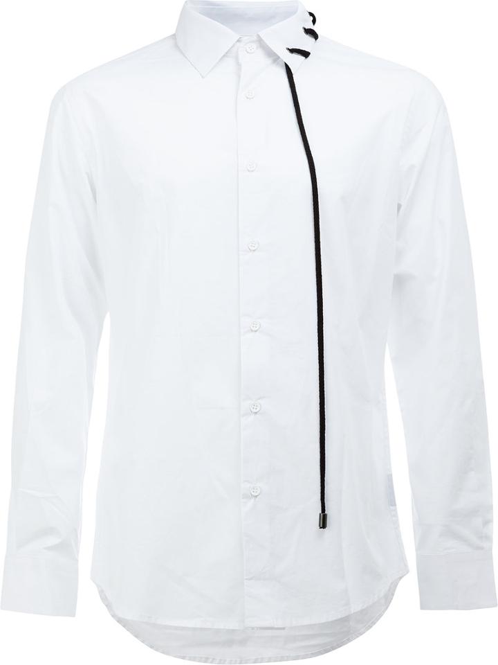 Craig Green Lace Detail Shirt, Size: Xl, White, Cotton