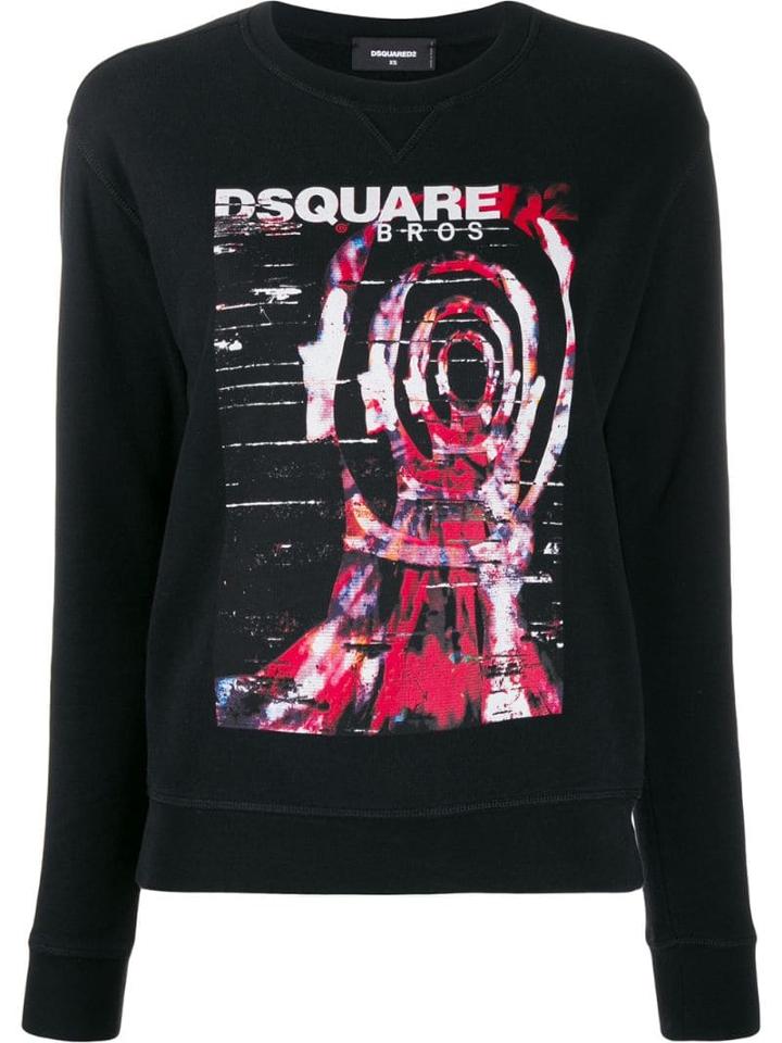 Dsquared2 Printed Logo Sweatshirt - Black