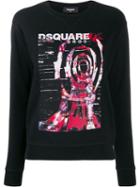 Dsquared2 Printed Logo Sweatshirt - Black