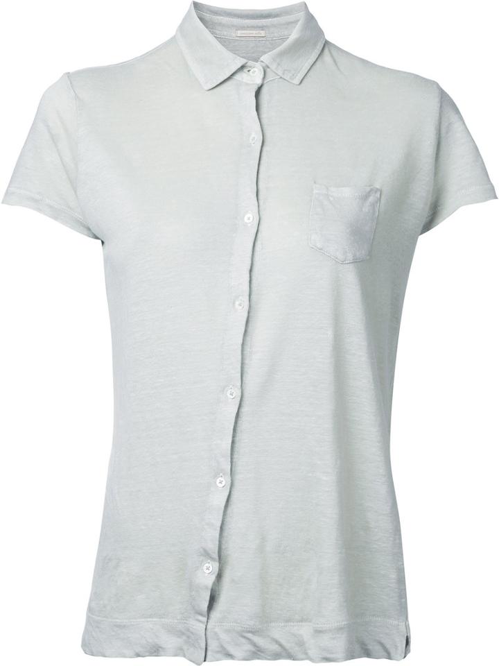 Massimo Alba - Off-center Button Fastening Shirt - Women - Cotton/linen/flax - M, Nude/neutrals, Cotton/linen/flax
