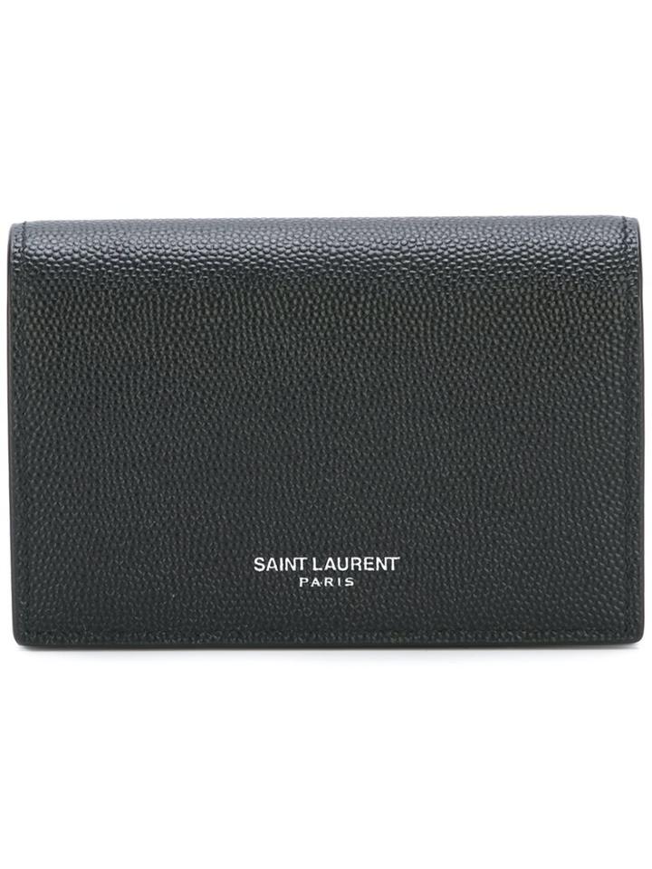Saint Laurent 'paris' Foldover Wallet