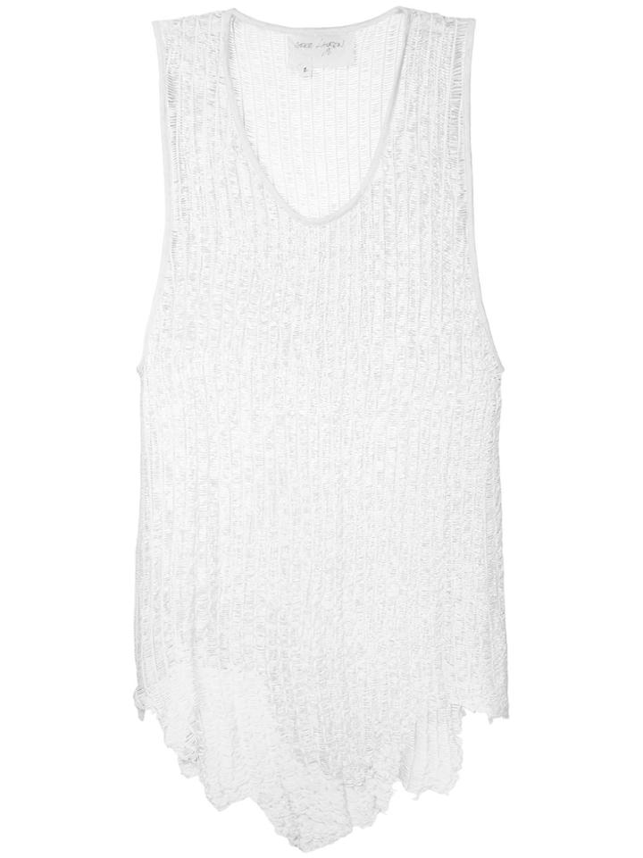 Greg Lauren Tank Top - Nude & Neutrals