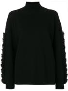 Barrie Ribbed Oversized Sweater - Black