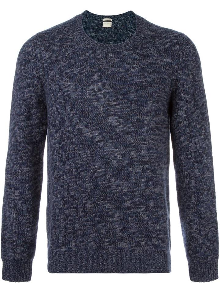 Massimo Alba 'fitz' Jumper, Men's, Size: Small, Blue, Cashmere