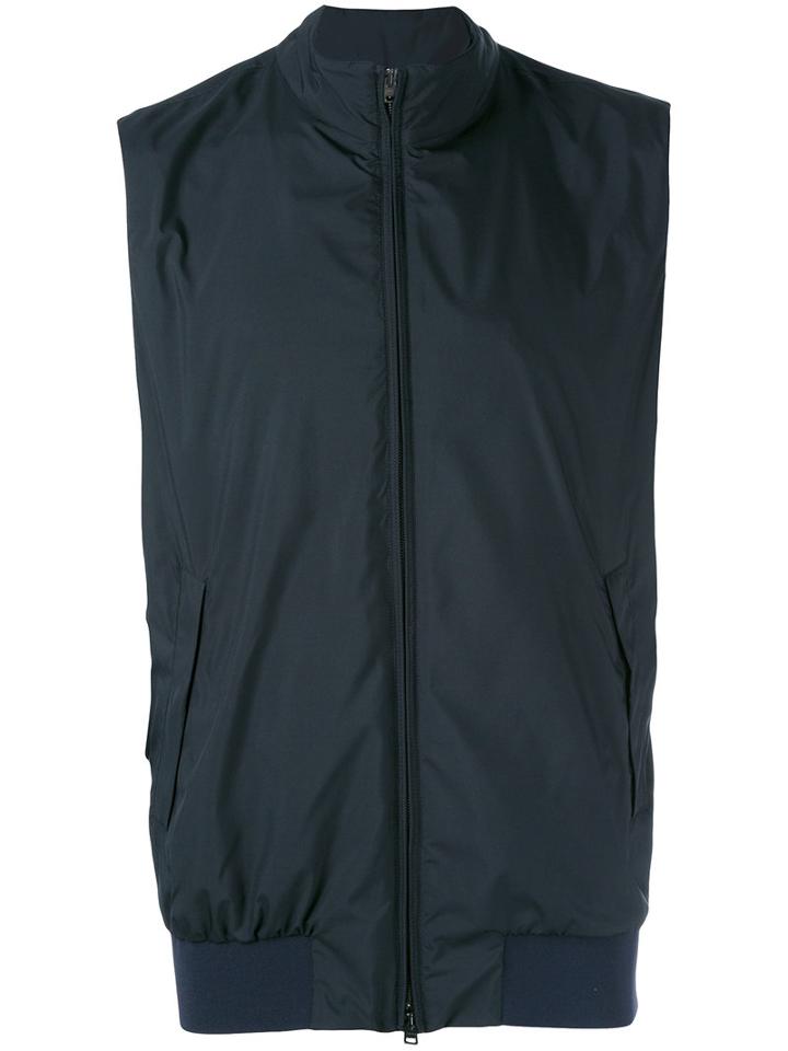 Herno - Classic Gilet - Men - Polyamide/polyester/spandex/elastane/viscose - 56, Blue, Polyamide/polyester/spandex/elastane/viscose