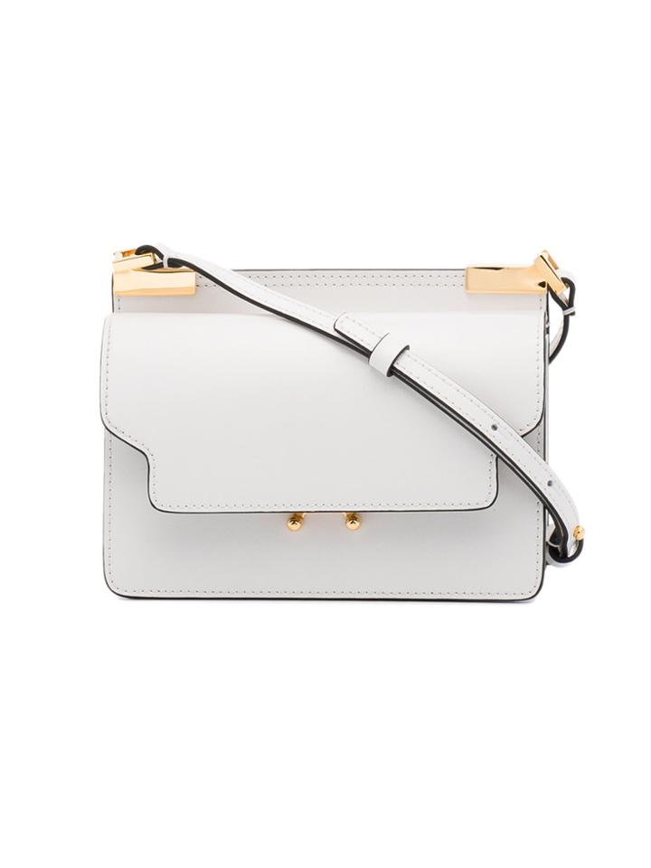 Marni Mini White Trunk Shoulder Bag