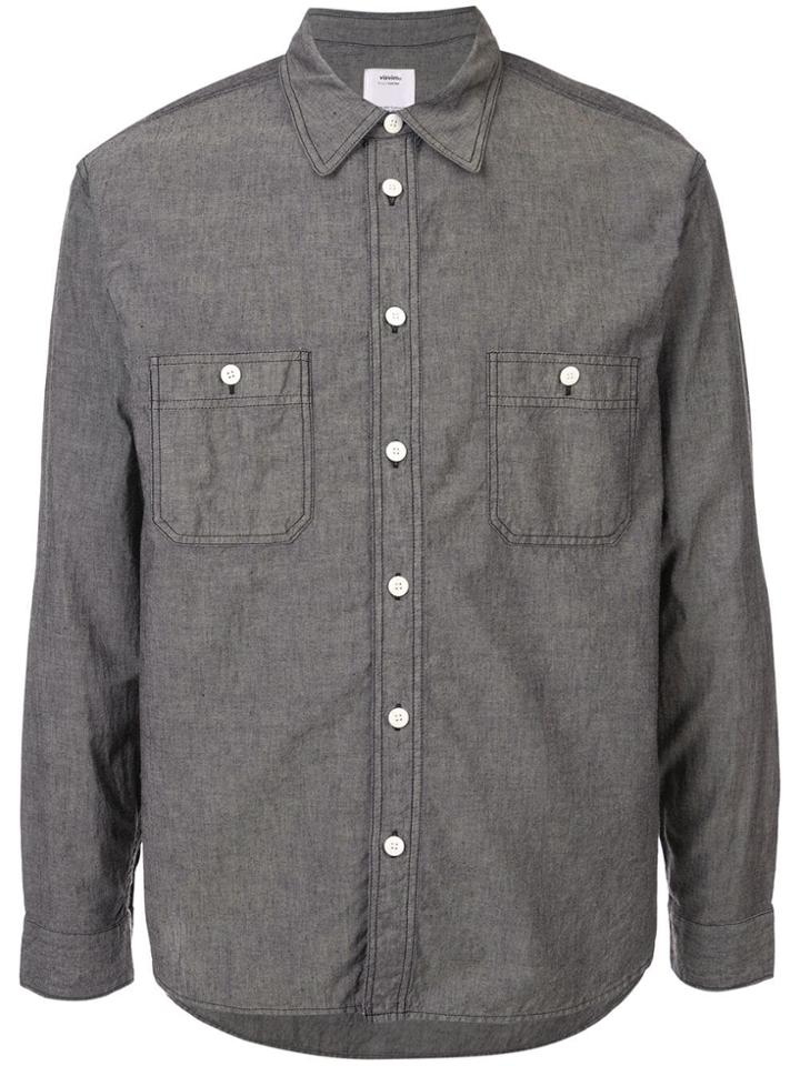 Visvim Elbow Patch Shirt - Grey