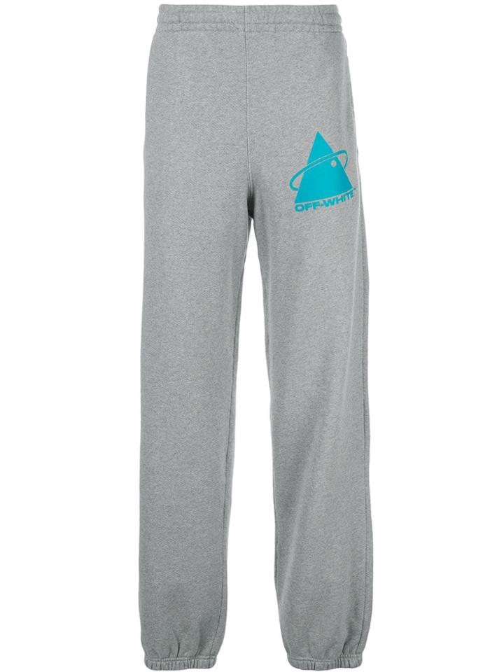 Off-white Graphic Print Track Pants - Grey