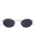 Blyszak Signature Porcelain Steel Frame Sunglasses - White