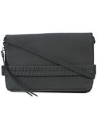 All Saints Zip Around Clutch - Black