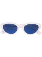 Retrosuperfuture - Retrosuperfuture X Wok Drew Sunglasses - Unisex - Acetate - One Size, White, Acetate