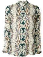 Etro Abstract Print Shirt, Women's, Size: 42, Silk