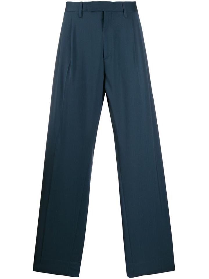 Off-white Oversized Suit Trousers - Blue