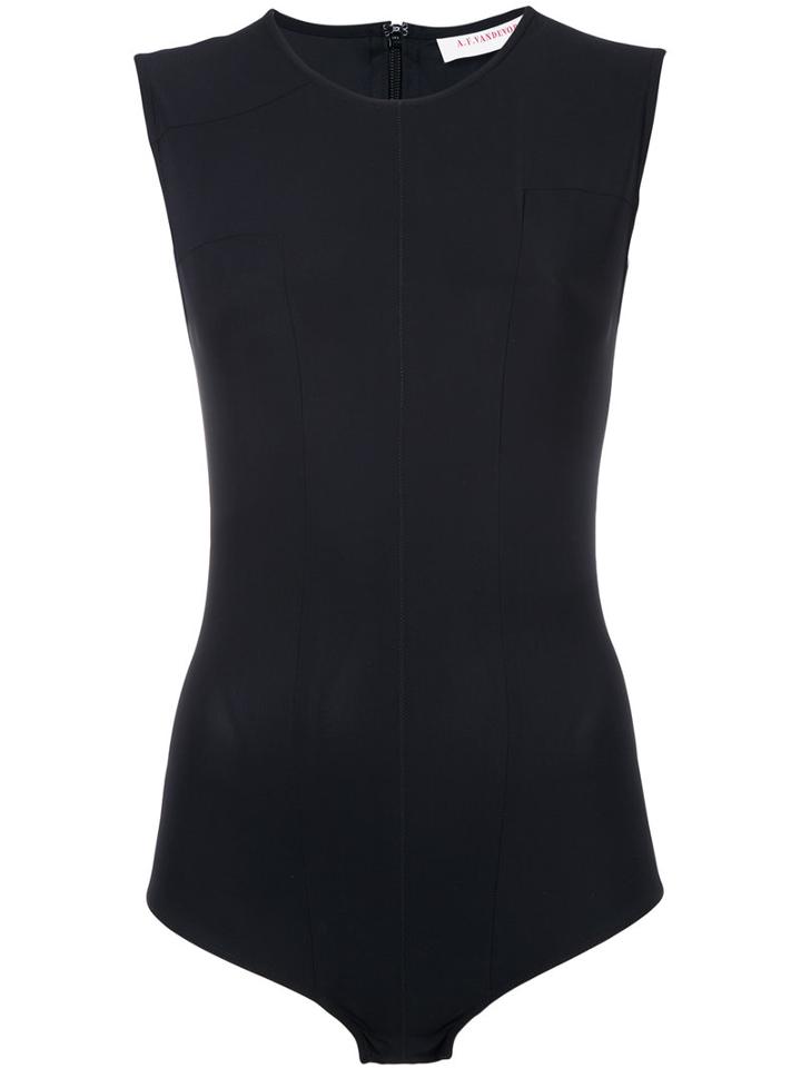 A.f.vandevorst - Fitted Top - Women - Polyamide/spandex/elastane - S, Women's, Black, Polyamide/spandex/elastane