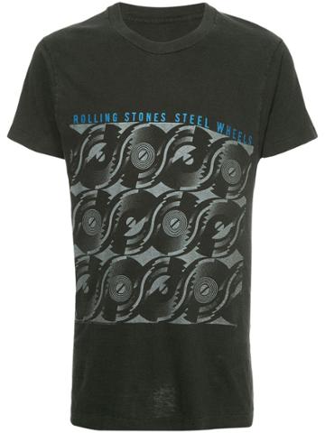 Fake Alpha Pre-owned Rolling Stones Print T-shirt - Black