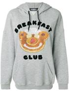 Jeremy Scott Breakfast Club Hooded Sweatshirt - Grey
