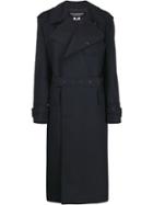 Junya Watanabe Belted Trench Coat - Blue