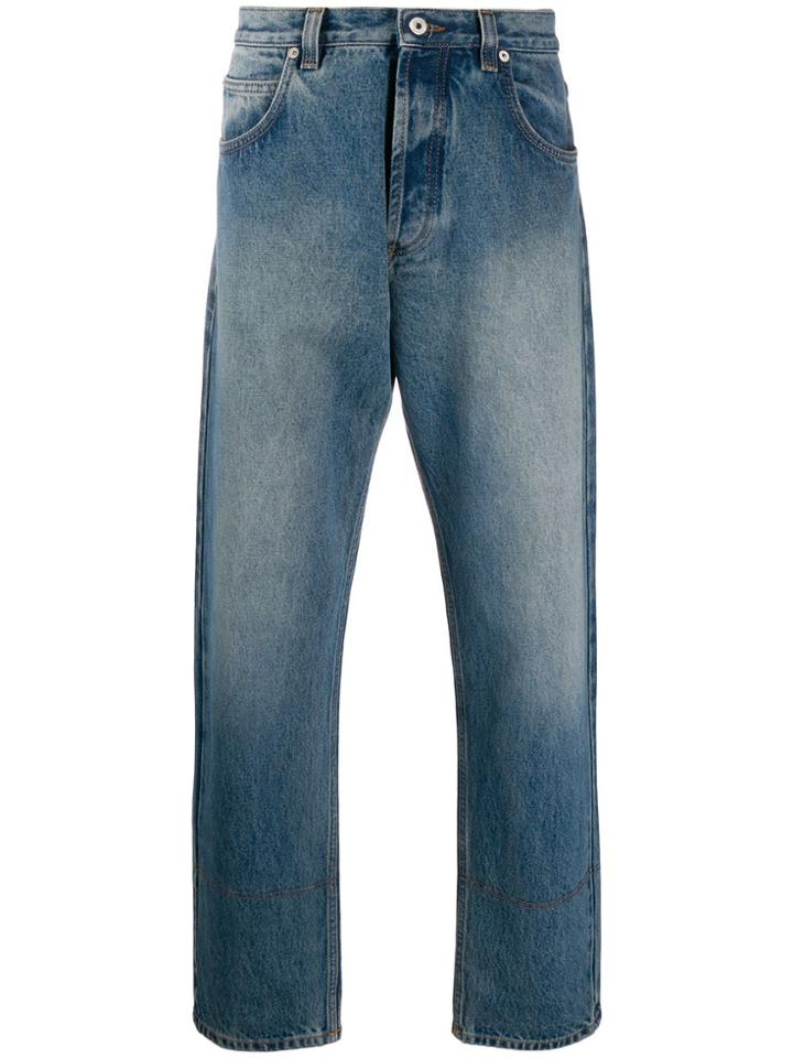 Loewe 5-pocket Washed Jeans - Blue