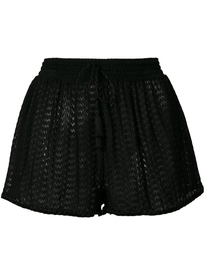 Missoni Mare Woven Beach Shorts - Black