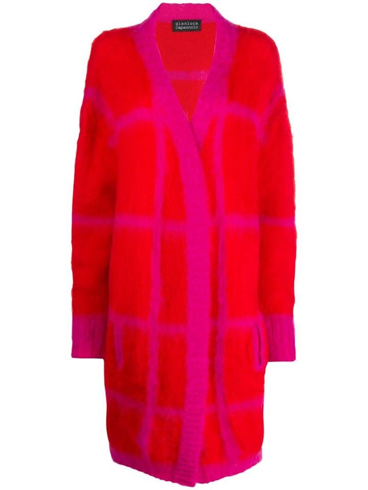 Gianluca Capannolo Oversized Cardigan - Red