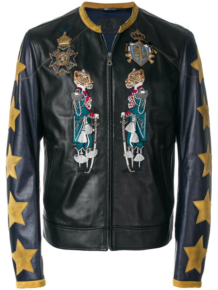 Dolce & Gabbana Applique Detail Jacket - Black