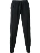 Blood Brother Exposed Seam Track Pants, Men's, Size: Medium, Black, Cotton