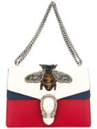 Gucci Dionysus Shoulder Bag, Women's, White, Leather/metal/glass