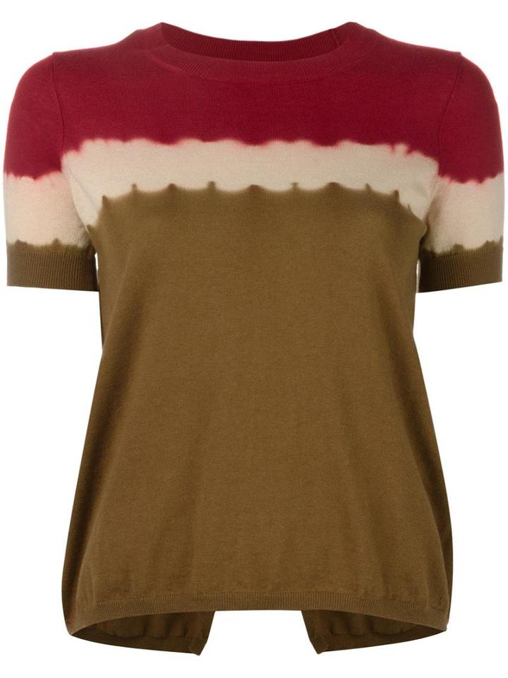 Isabel Marant Étoile Knitted T-shirt, Women's, Size: 38, Green, Cotton/cashmere