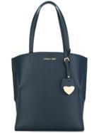 Twin-set Hanging Heart Tag Tote, Women's, Blue