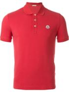 Moncler Classic Polo Shirt, Men's, Size: Xl, Red, Cotton