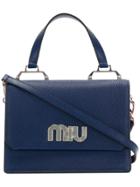 Miu Miu Top Handle Tote - Blue