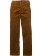 Bellerose Straight Corduroy Trousers - Brown