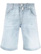Jacob Cohen Faded Denim Shorts - Blue