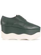 Paloma Barceló Platform Lace-up Shoes - Green