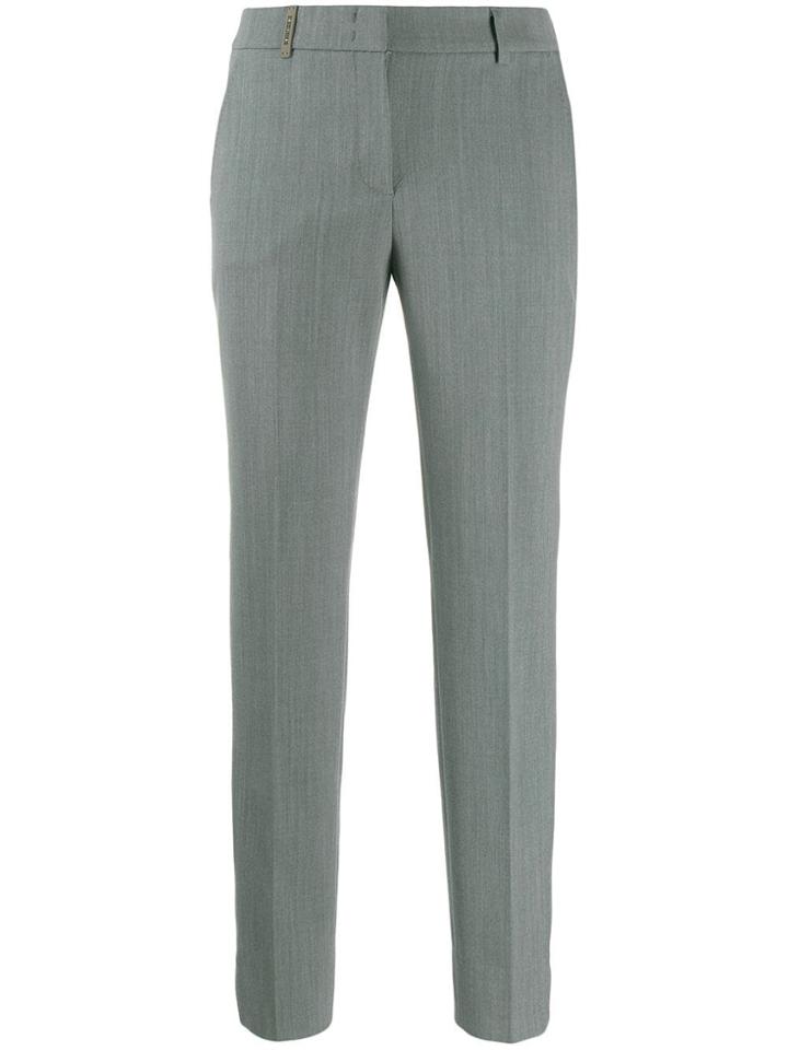Peserico Slim-fit Trousers - Grey
