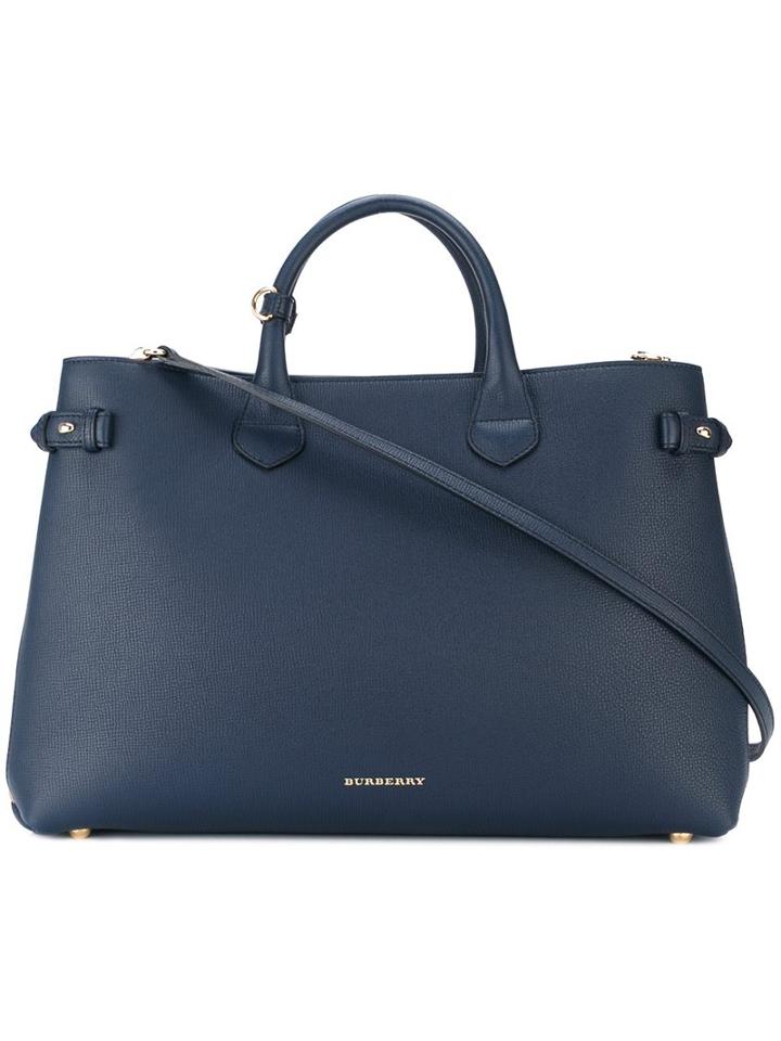 Burberry Shopper Tote, Women's, Blue