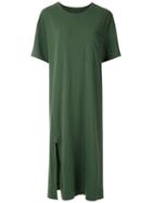 Osklen Rustic New Midi Dress - Green