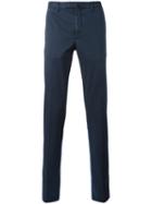 Incotex Classic Chino Trousers, Men's, Size: 50, Blue, Cotton