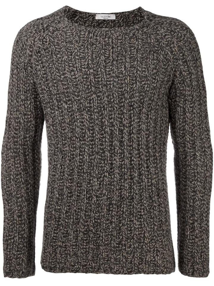 Valentino Bi-colour Knit Sweater