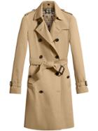 Burberry The Kensington - Long Trench Coat - Nude & Neutrals
