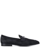 Tod's Double T Buckle Loafers - Blue