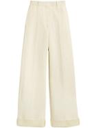Burberry Wide-leg Trousers - White