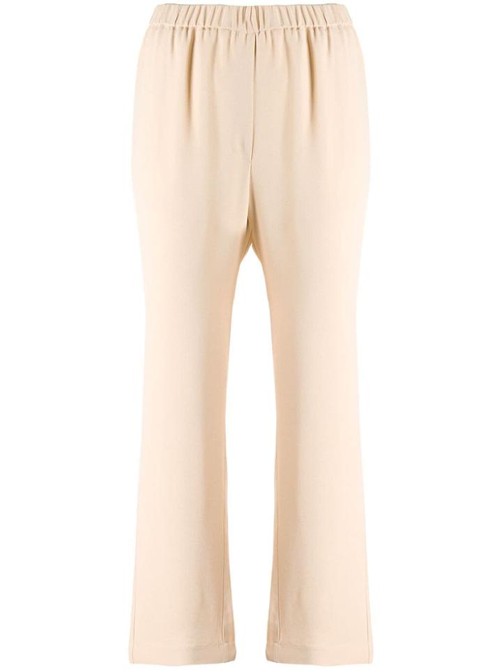 Forte Forte Cropped Straight Trousers - Neutrals