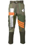 Dolce & Gabbana Colour-block Fitted Trousers - Green