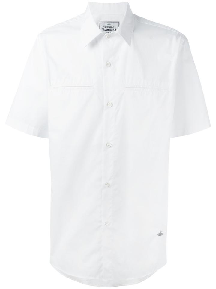 Vivienne Westwood Man Classic Poplin Rattle Shirt, Men's, Size: 48, White, Cotton